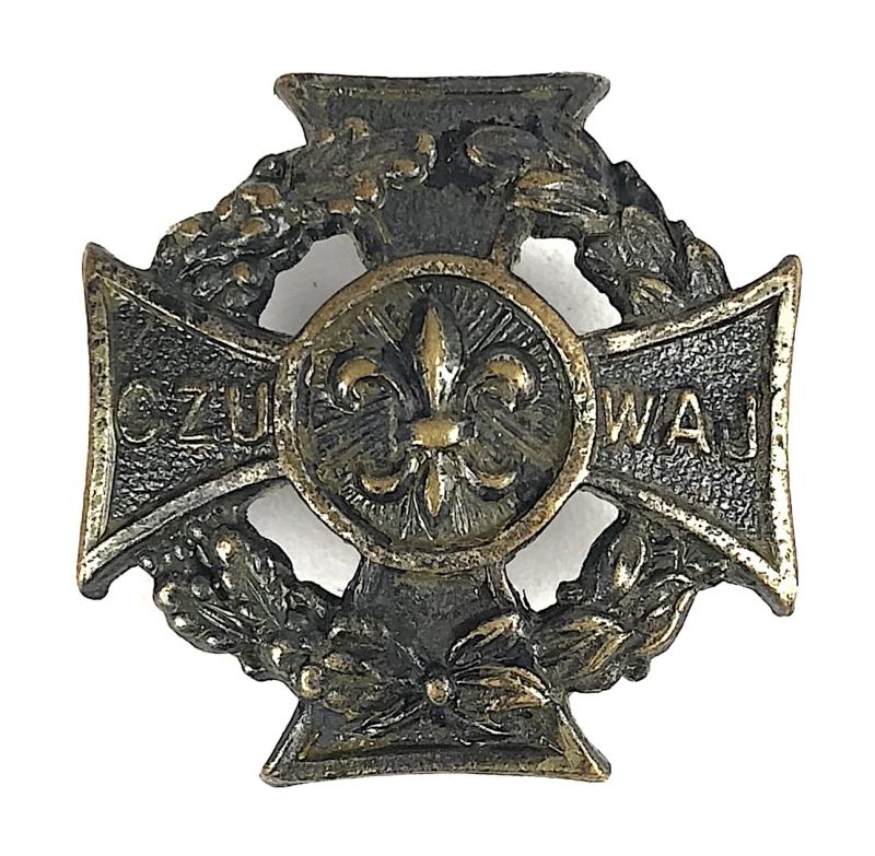 Polish Boy Scout Cross Fleur-de-lis award badge Numbered L749