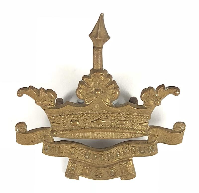 WW1 Royal Naval Division RND Anson Battalion cap badge issued 1916 to 1918
