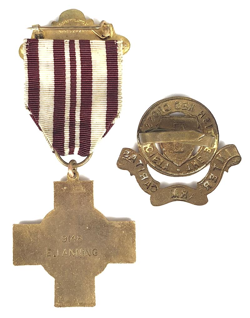 British Red Cross Proficiency in Air Raid Precautions Training ARP Pin Badge