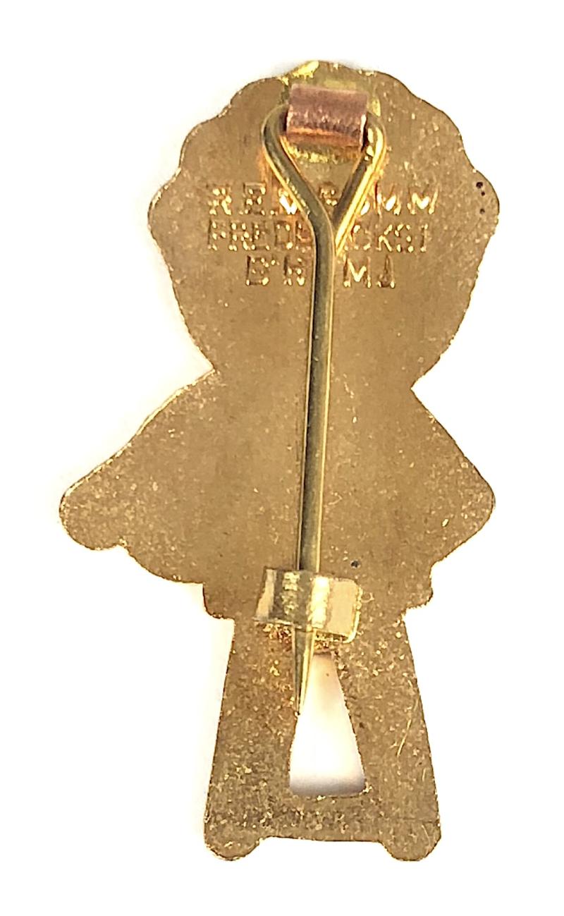 Robertsons 1970s Golly Tennis Player advertising badge