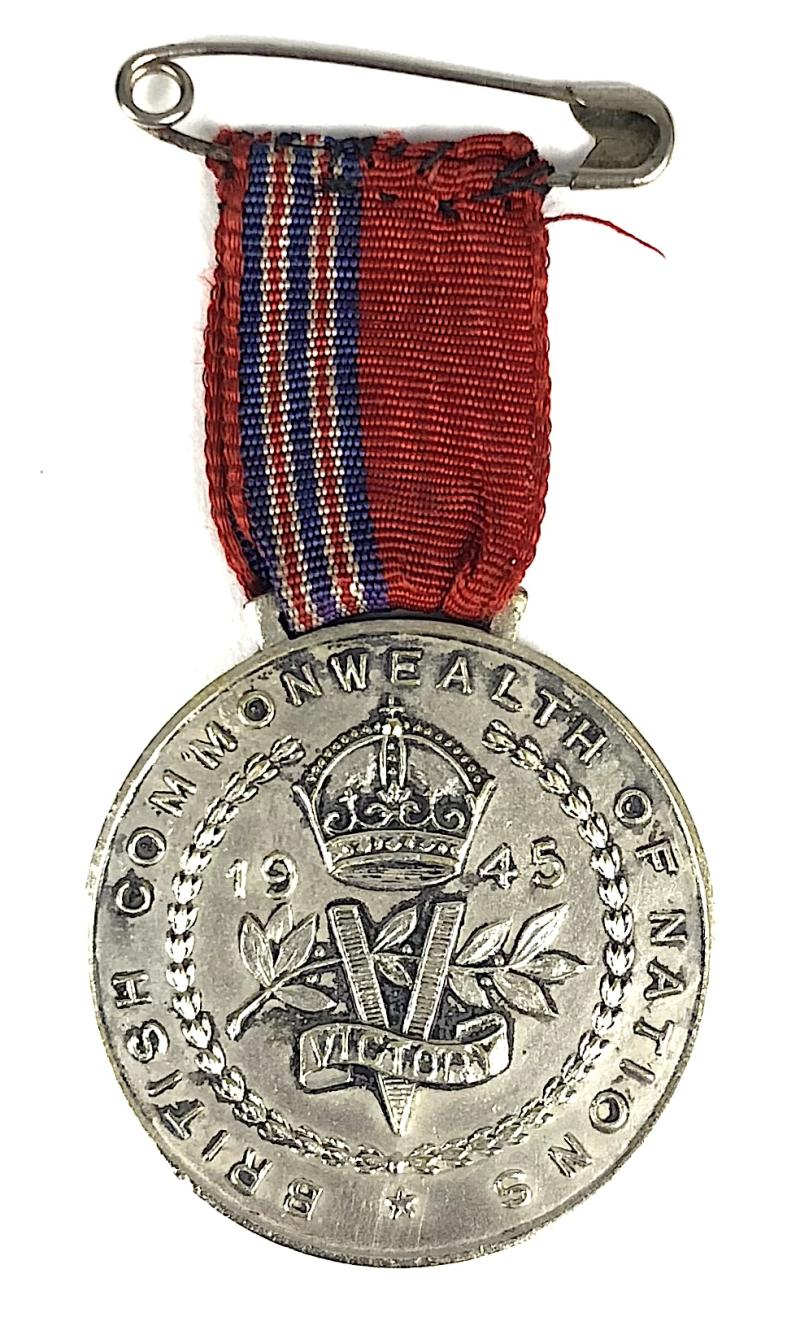 British Commonwealth of Nations 1945 Victory Commemoration Medal S.Paulo- Brasil
