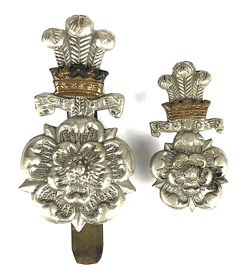 Yorkshire  Hussars Yeomanry Regiment Cap & Collar Badge