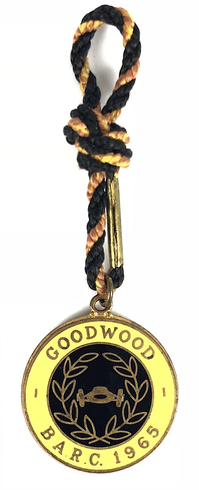 Goodwood BARC 1965 British Automobile Racing Club gentlemans membership badge