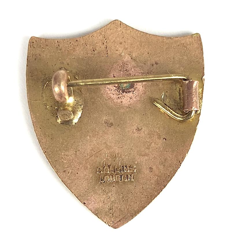 WHD Womens Home Defence Home Guard auxiliaries badge Collins London