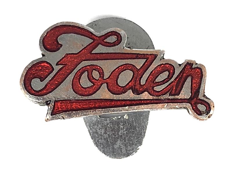 Foden Vehicles Trucks & Bus advertising script logo badge c.1940's