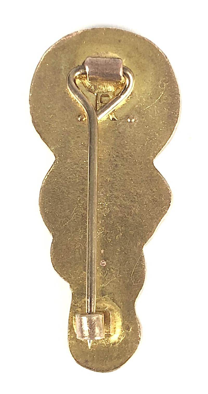 Robertsons Golly standard white waistcoat advertising badge by .R.