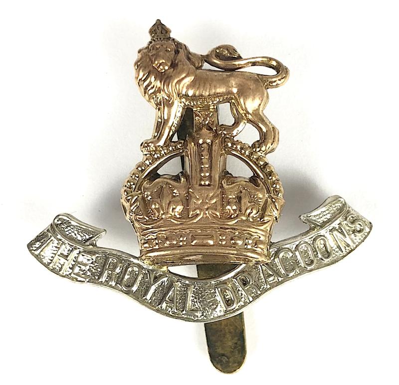 WW1 Royal Dragoons Cavalry cap badge