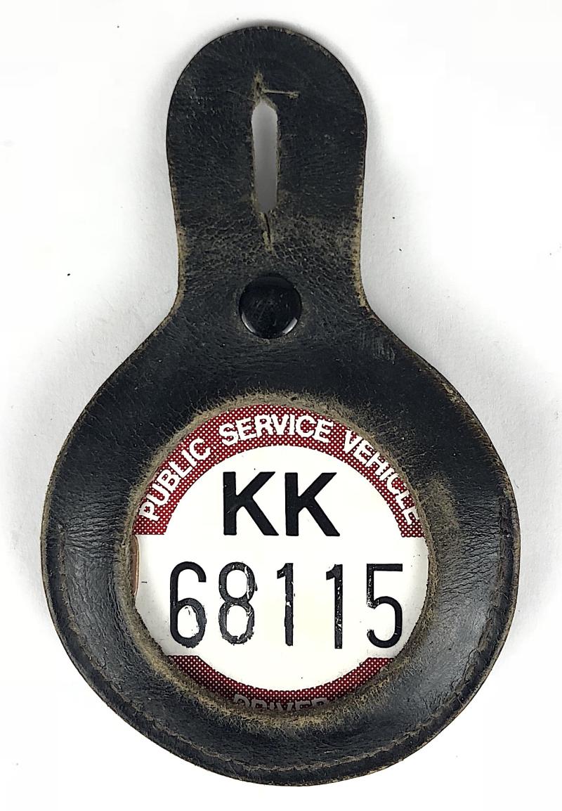 PSV Bus Driver South Eastern Public Service Vehicle licence badge & holder