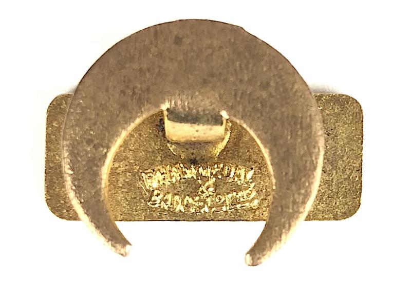 Birmingham Small Arms Company BSA green enamel advertising badge