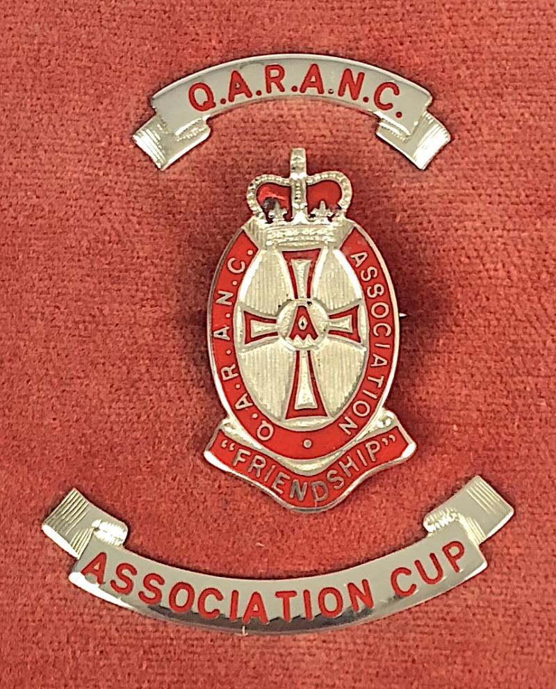 QARANC Queen Alexandra's Royal Army Nursing Corps Association Cup Silver Badge