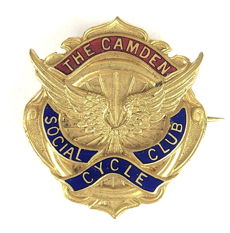 The Camden Cycle Social Club Edwardian period badge