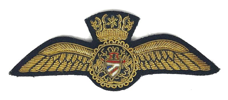 British Airways gold bullion airline pilots wings uniform badge