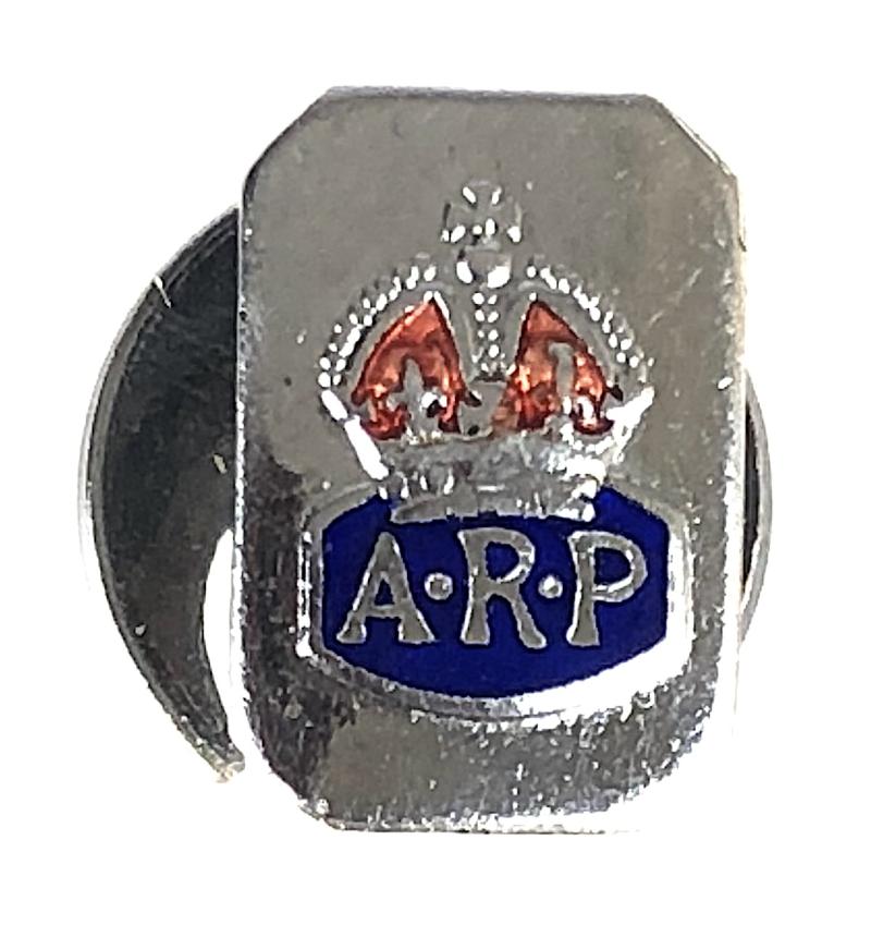Air Raid Precautions miniature ARP enamel badge Lambourne Birmingham