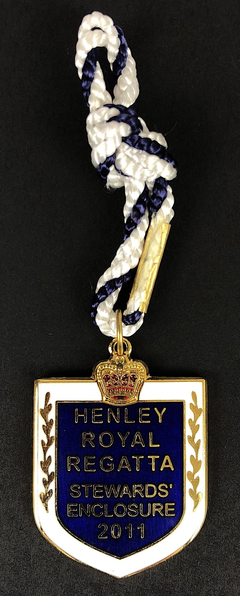 2011 Henley Royal Regatta stewards enclosure badge
