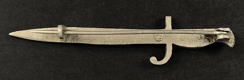 WW1 Ostende Battle miniature bayonet pin badge