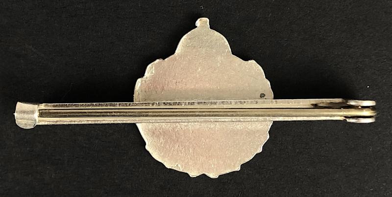 WW2 Auxiliary Territorial Service ATS silver & enamel bar brooch