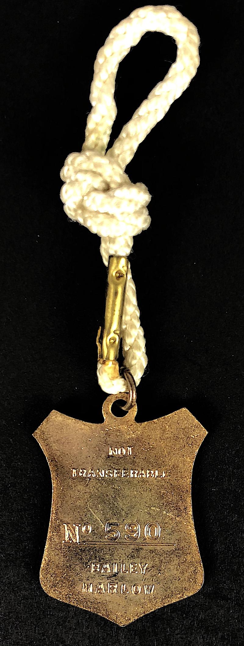1969 Henley Royal Regatta stewards enclosure badge