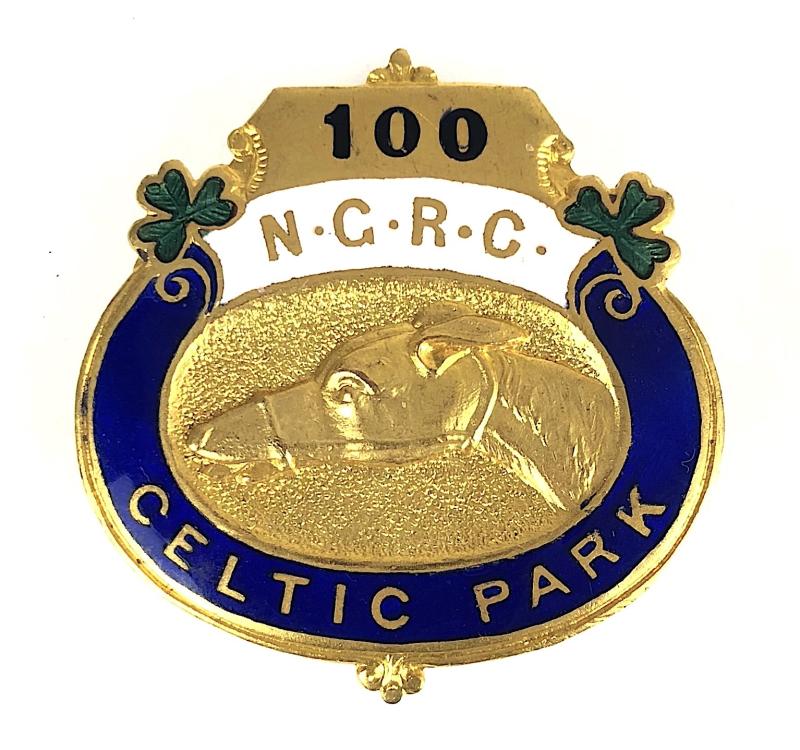 Celtic Park Belfast National Greyhound Racing Club Badge Ireland