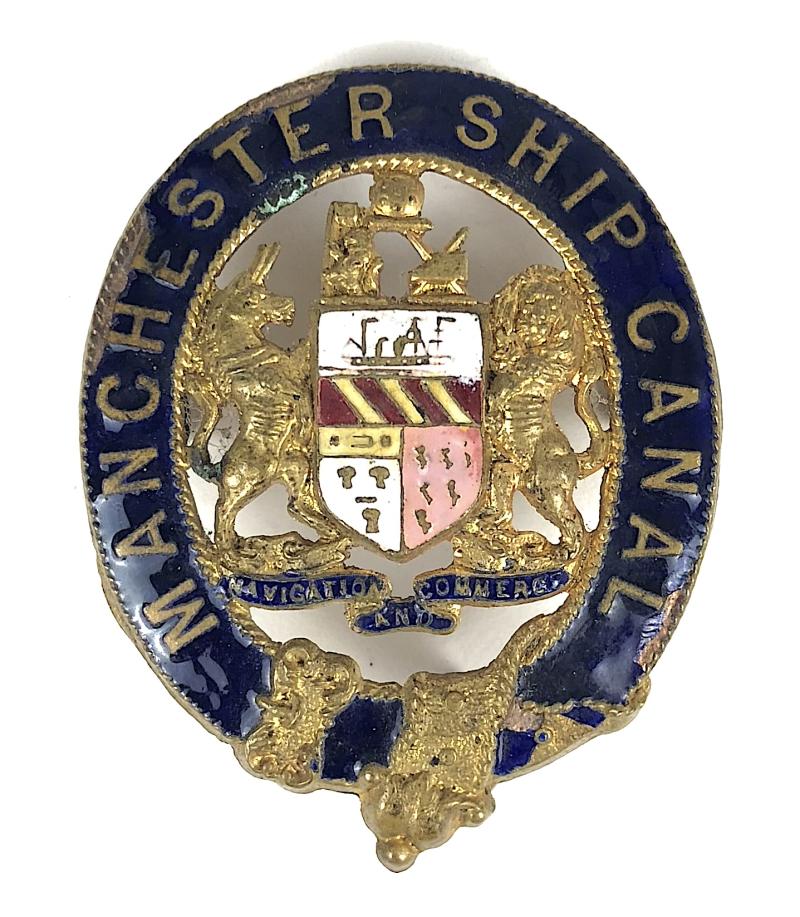Manchester Ship Canal Company uniform cap badge