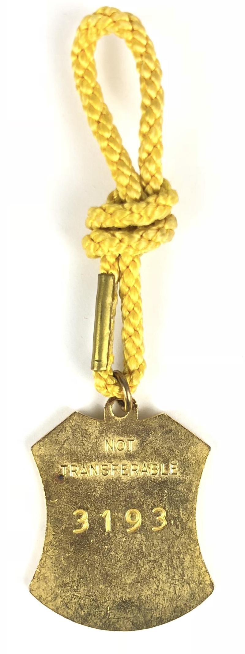 1987 Henley Royal Regatta stewards enclosure badge