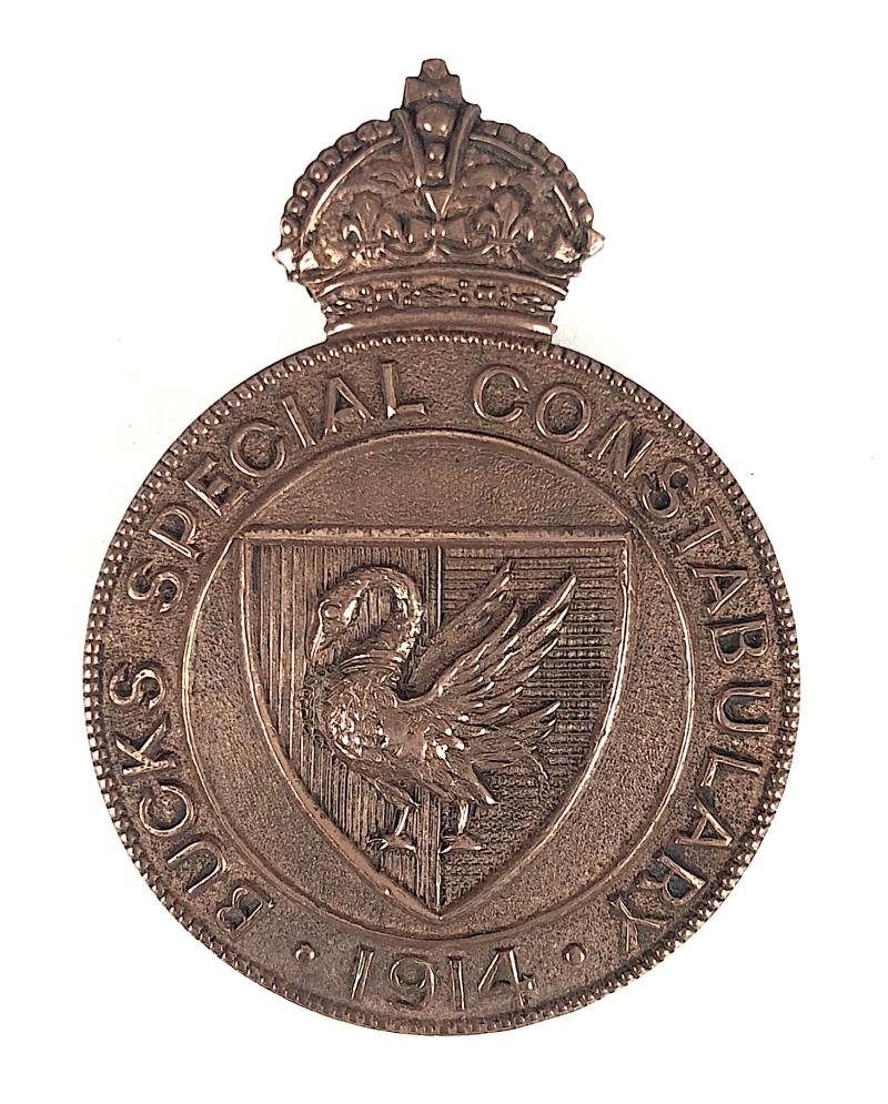 Bucks Special Constabulary 1914 police reserve badge