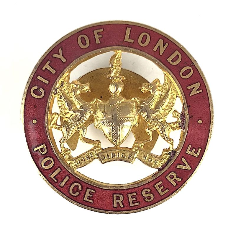 City of London Police Reserve Special Constable numbered badge