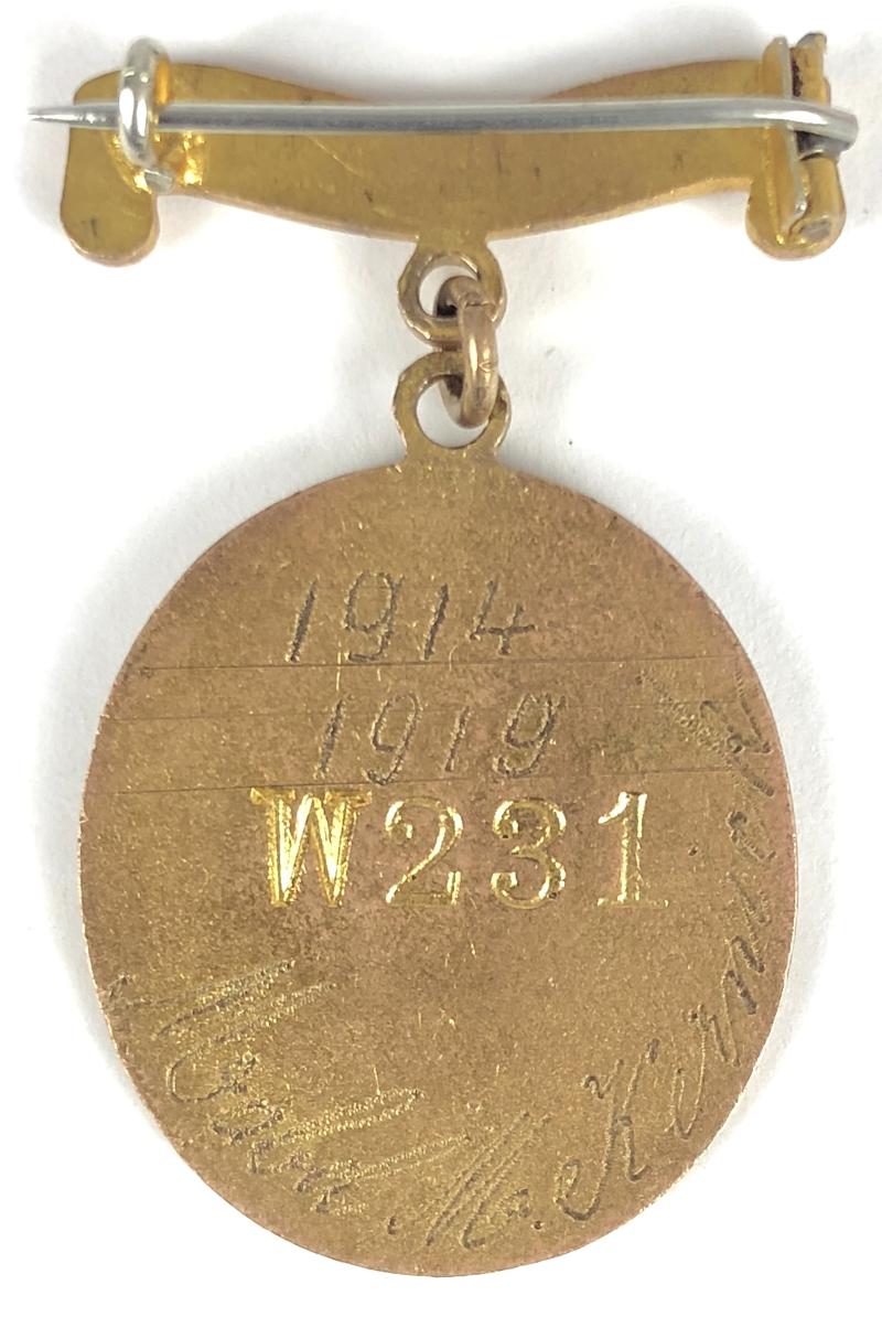 WW1 BRCS & Order of St John WALES named badge