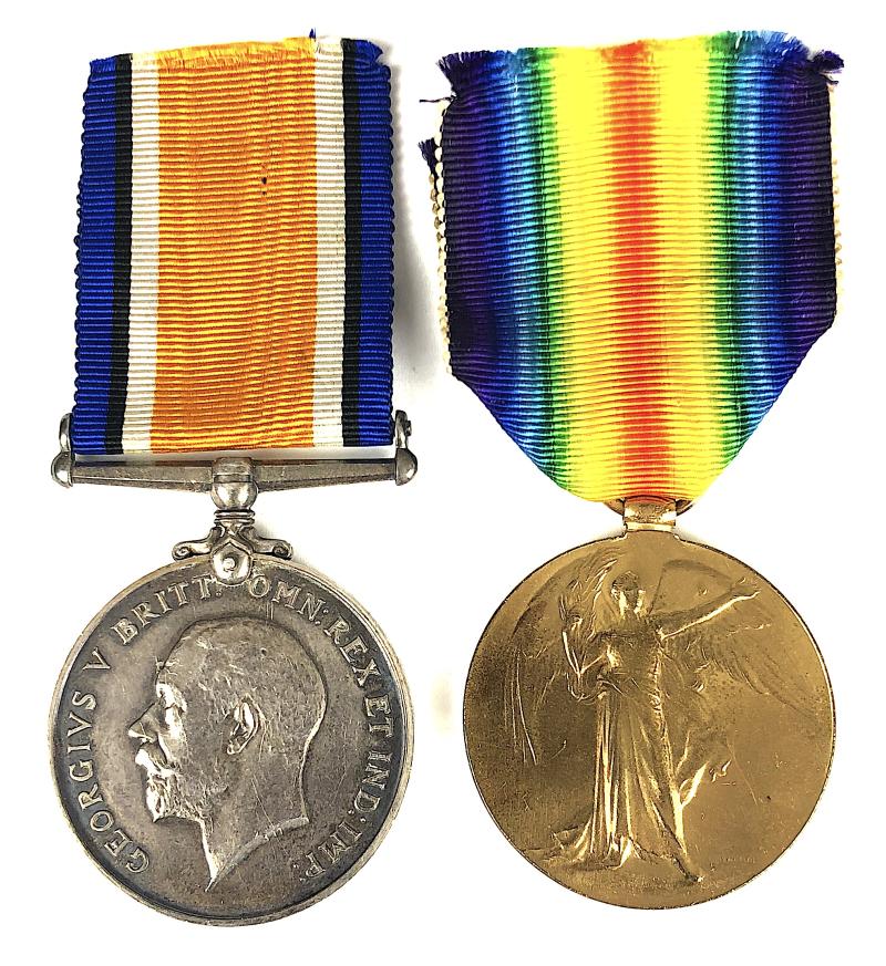 WW1 Royal Naval Volunteer Reserve RNVR Pair of Medals